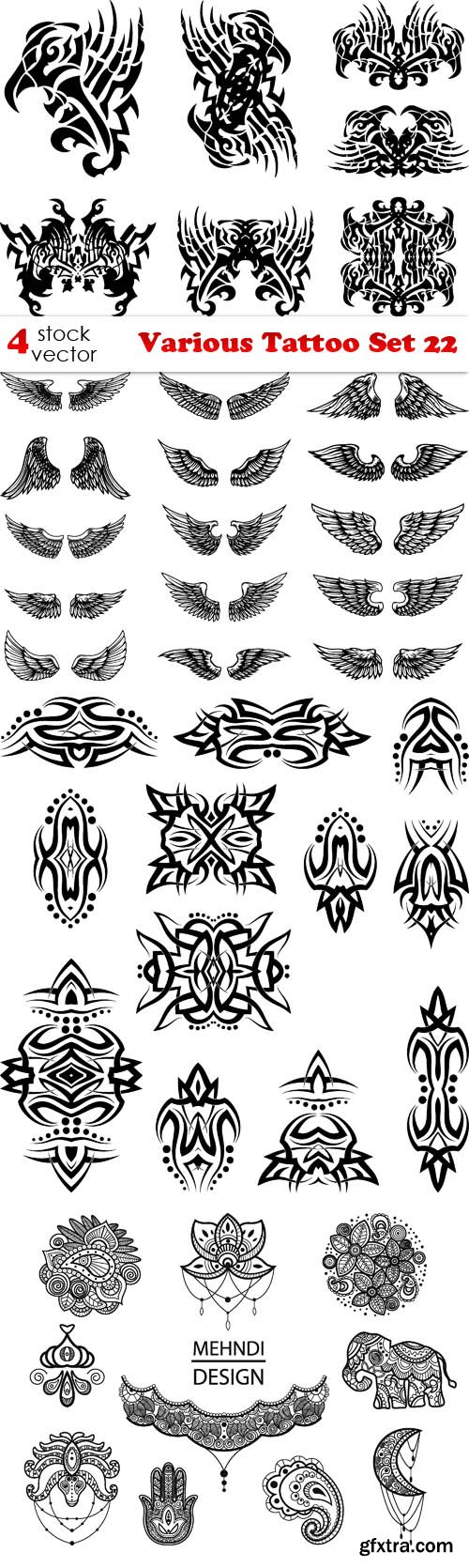 Vectors - Various Tattoo Set 22