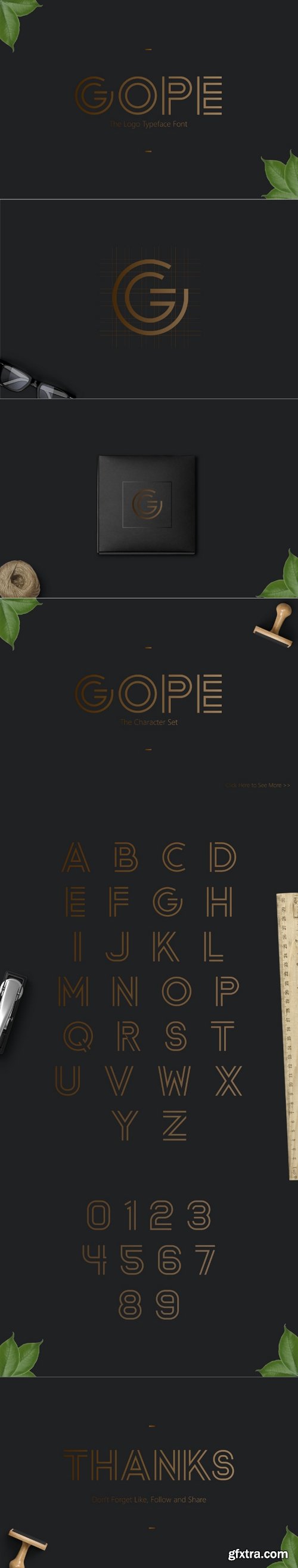 Graphicriver - Gope Typeface 20457208