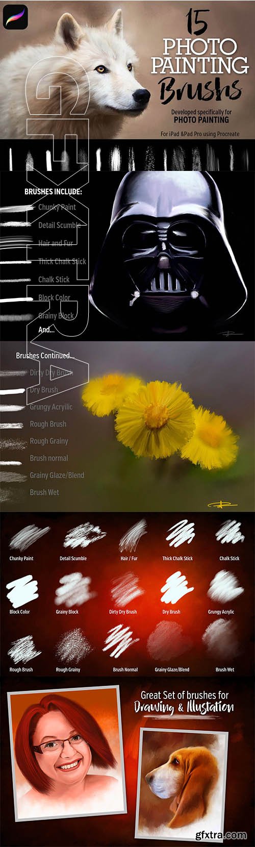 CreativeMarket - 15 Photo Painting Brushes 2735307