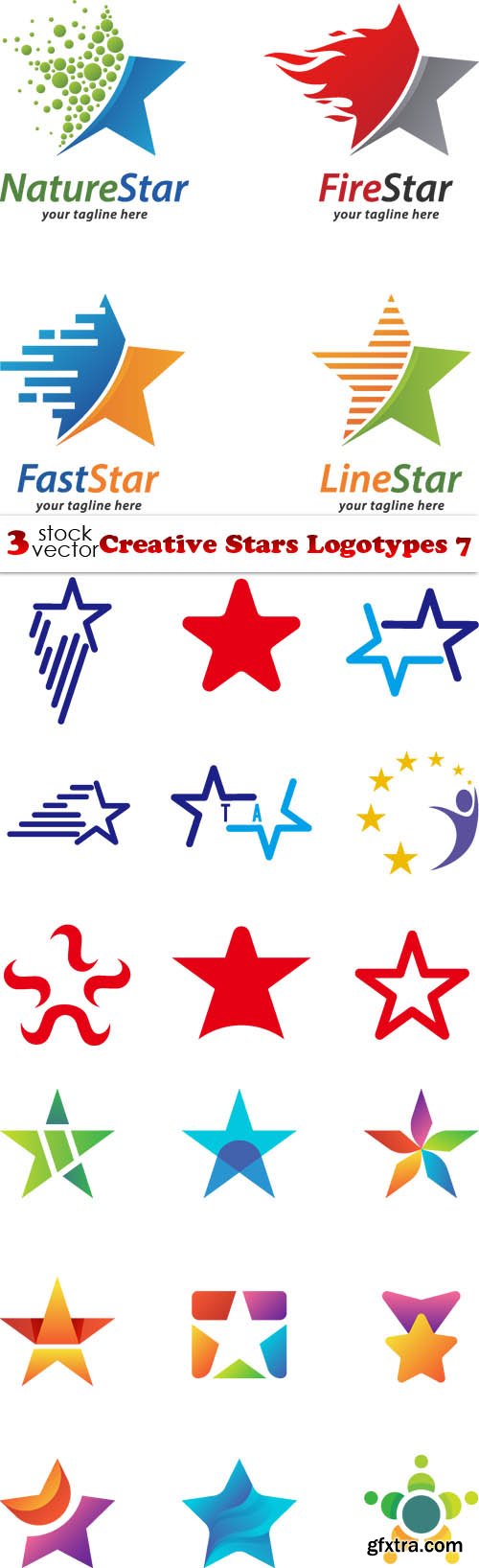 Vectors - Creative Stars Logotypes 7