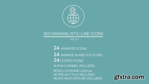 Pond5 - Seo Minimalistic Line Icons Pack Vol.1 - 063168432