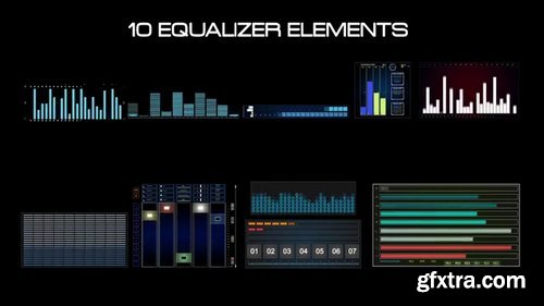 Pond5 - Hud Equalizer Elements - 067468503