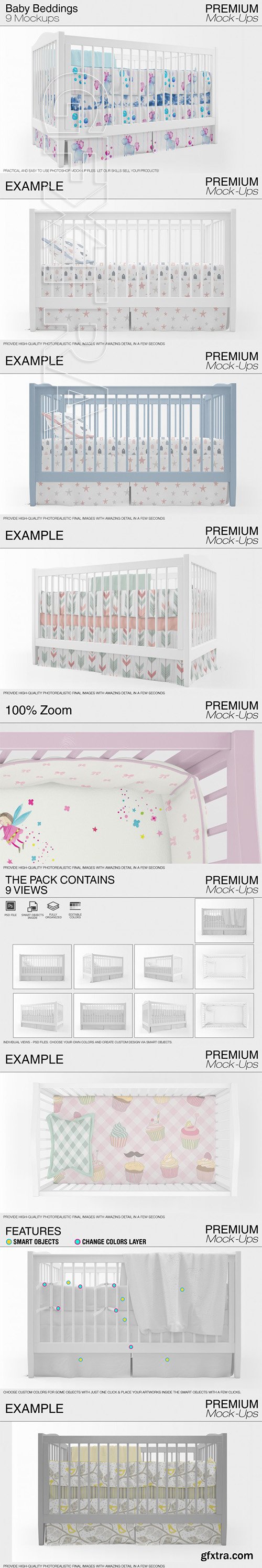 Baby Bedding Mockups