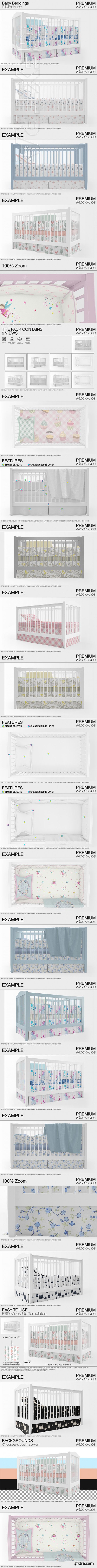 Baby Bedding Mockups