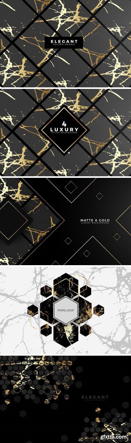 Golden Luxury Grunge Background