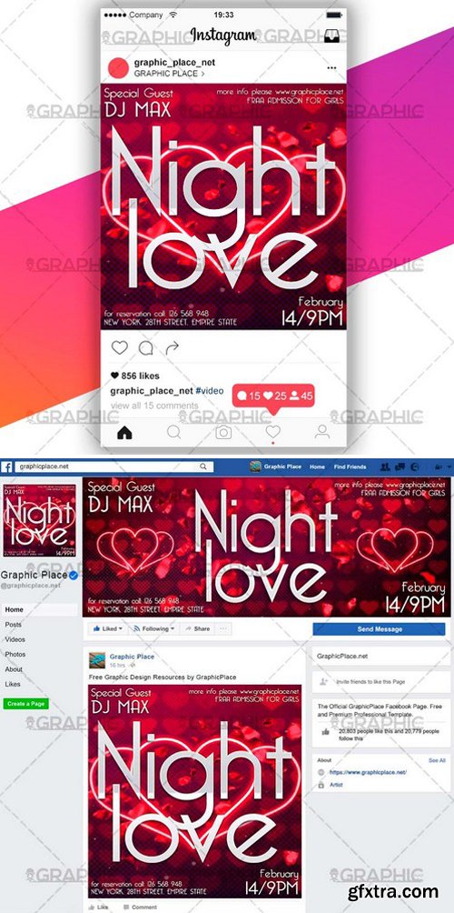 VALENTINES PARTY &ndash; SOCIAL MEDIA VIDEO TEMPLATE