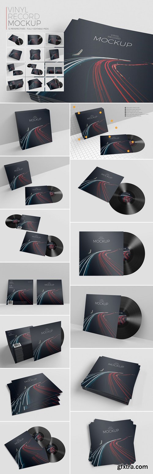 CM - Vinyl Record Mockup 2671938