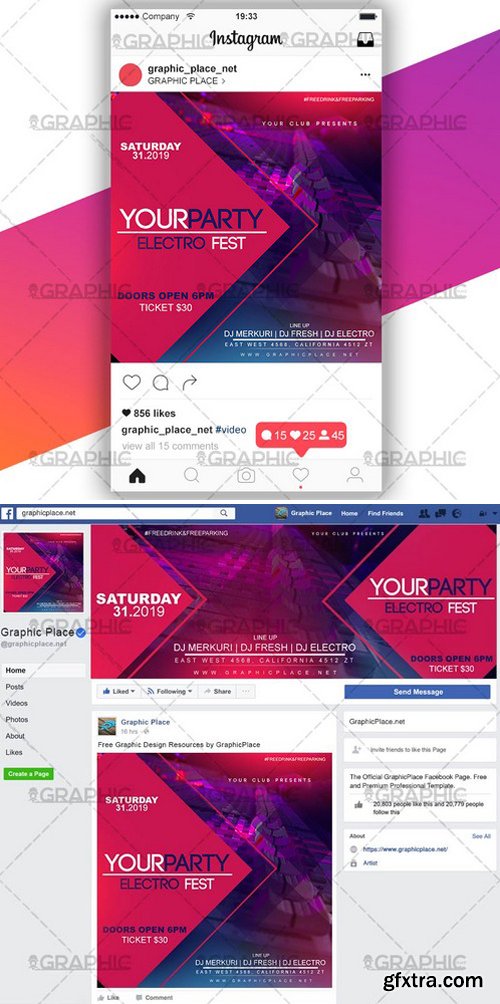 ELECTRO PARTY &ndash; SOCIAL MEDIA VIDEO TEMPLATE