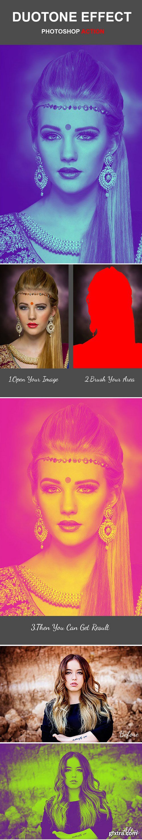 Graphicriver - 22257797 Duotone Effect Photoshop Action