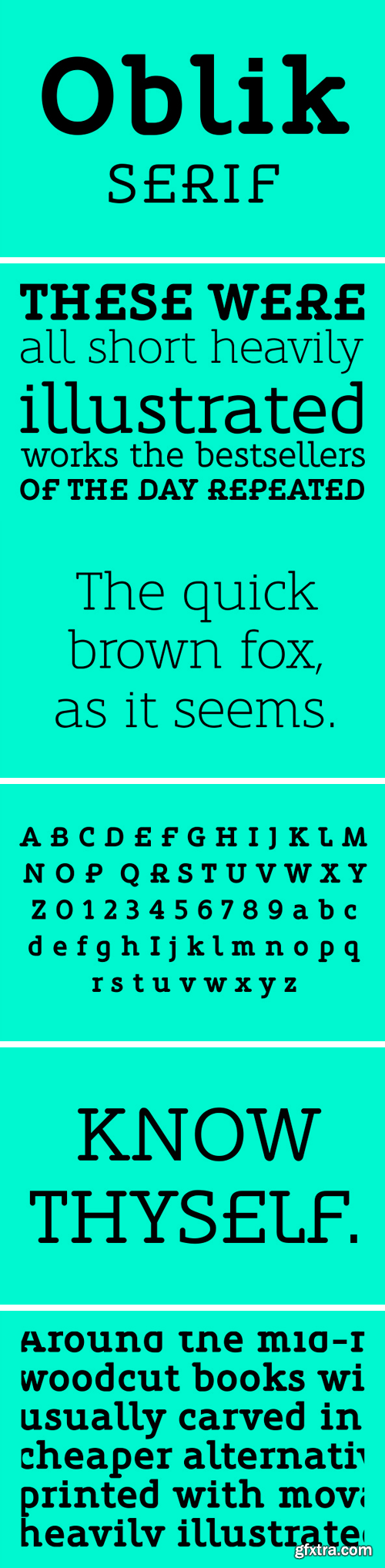 Oblik Serif Font Family