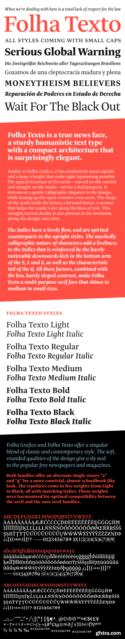 Folha Texto Font Family