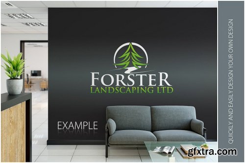 CreativeMarket OFFICE Wall Mockup Bundle 2195166