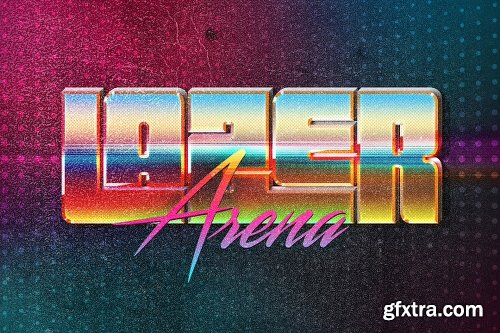 CreativeMarket 80s Text Effects Minibundle 2346725