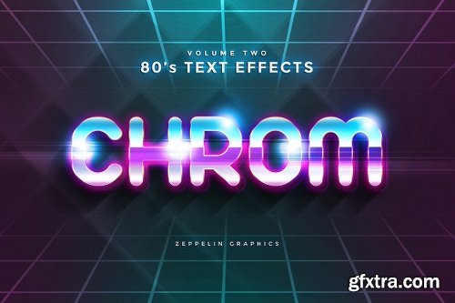 CreativeMarket 80s Text Effects Minibundle 2346725