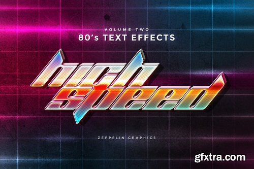 CreativeMarket 80s Text Effects Minibundle 2346725