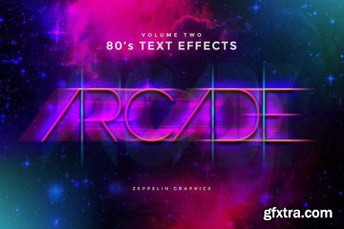 CreativeMarket 80s Text Effects Minibundle 2346725