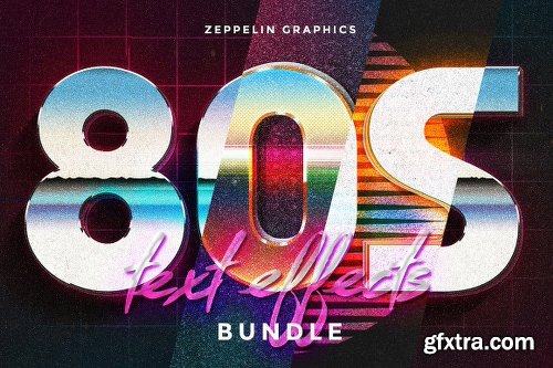 CreativeMarket 80s Text Effects Minibundle 2346725