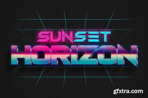 CreativeMarket 80s Text Effects Minibundle 2346725