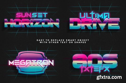 CreativeMarket 80s Text Effects Minibundle 2346725