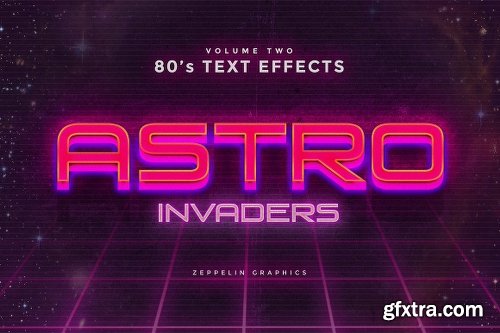 CreativeMarket 80s Text Effects Minibundle 2346725