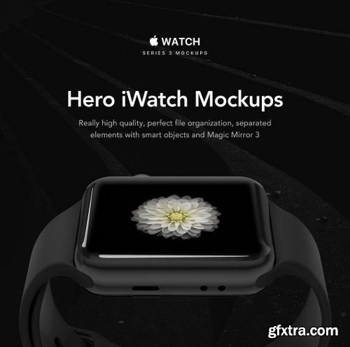 CreativeMarket HERO iWatch Mockups 2872851