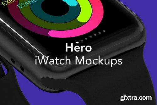 CreativeMarket HERO iWatch Mockups 2872851