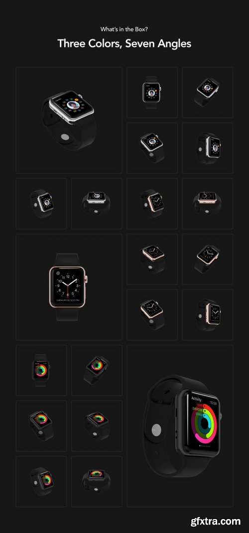 CreativeMarket HERO iWatch Mockups 2872851