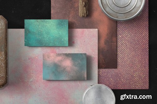 CreativeMarket 80 Vintage & Metallic Textures 2867456