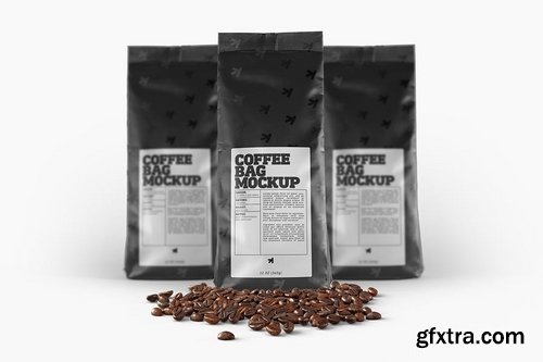 Coffee Bag Packaging Mockup