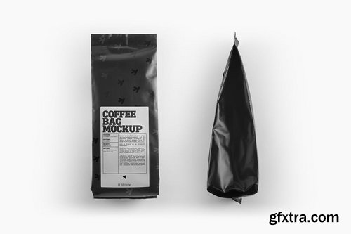 Coffee Bag Packaging Mockup