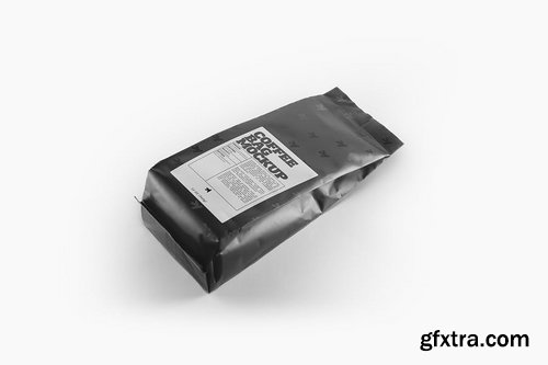 Coffee Bag Packaging Mockup