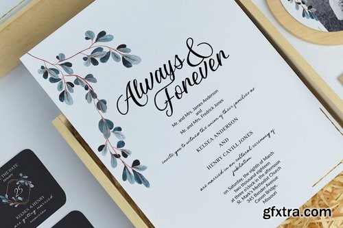 Subtle Wedding Invitation Suite