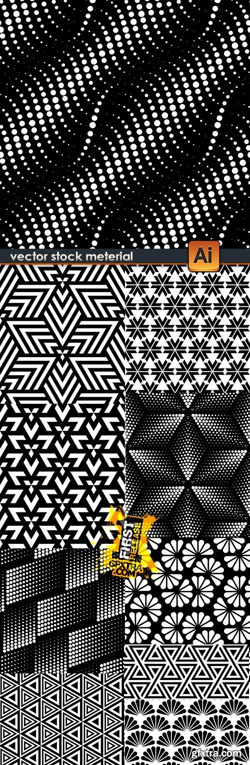 Modern abstract geometry seamless pattern design 37