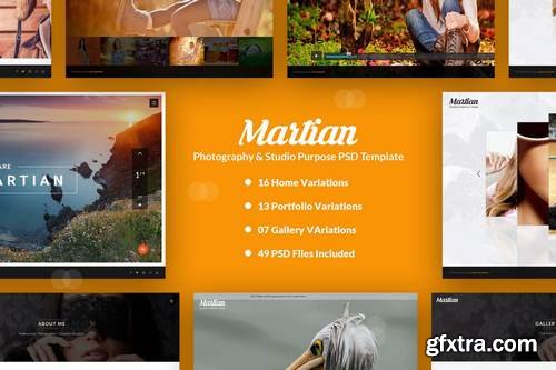 Martian - Photogaphy & Studio Purpose PSD Template