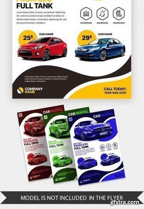 Car Rental V5 2018 PSD Flyer Template