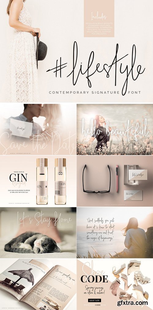 CM - #lifestyle | SIGNATURE SCRIPT FONT 2671099