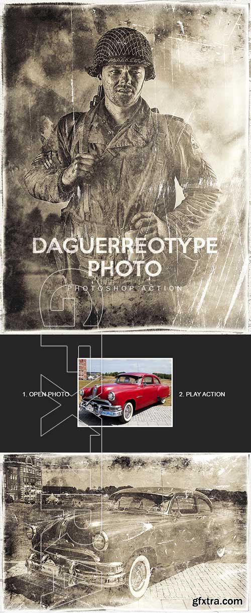 GraphicRiver - Daguerreotype Photo - Photoshop Action 22489108