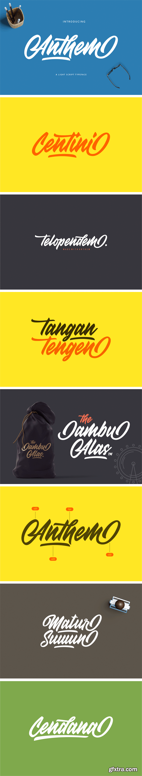 Fontbundles - Anthem Typeface 40755