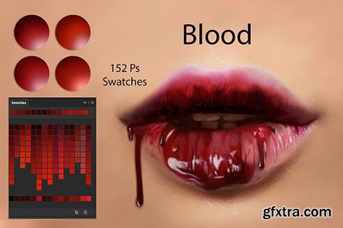 CreativeMarket - Blood Swatches 2879560