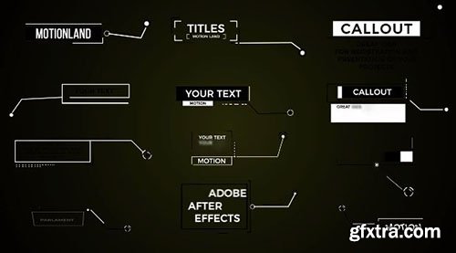Callout Titles - After Effects 104408