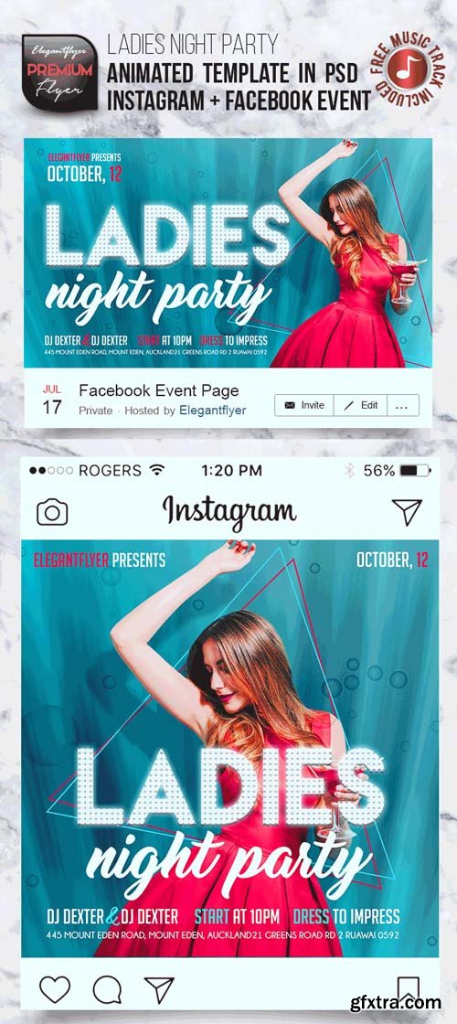 Animated Instagram Template V15 2018