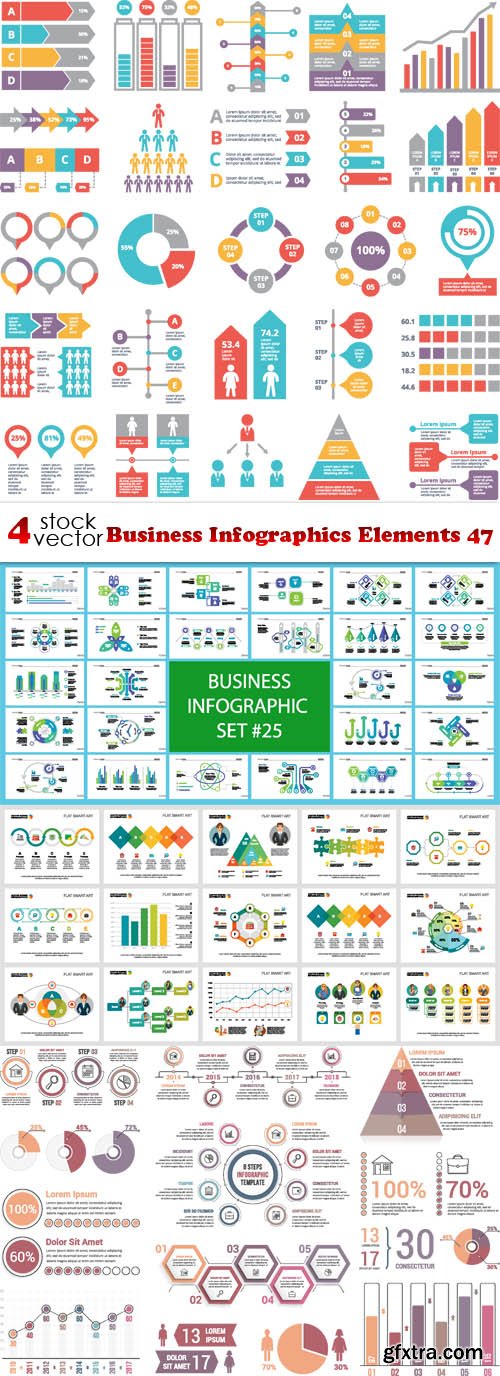 Vectors - Business Infographics Elements 47