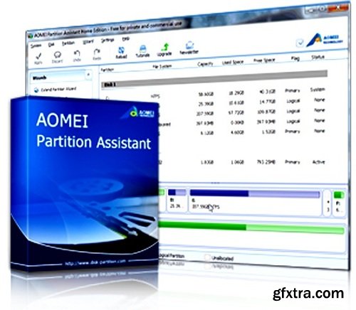 AOMEI Partition Assistant 7.1 Professional Multilingual Portable