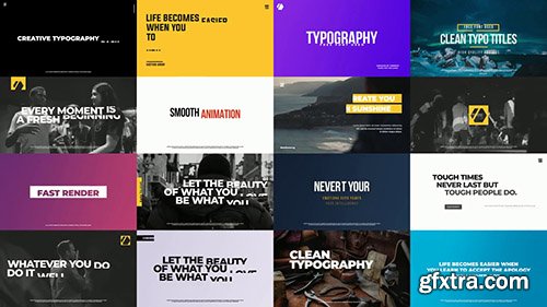 Creative Typographic Pack 101198