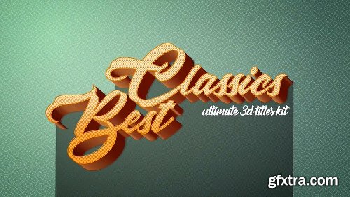 Videohive 4K Vintage Retro 10 Logo Text Intro Pack 22039249