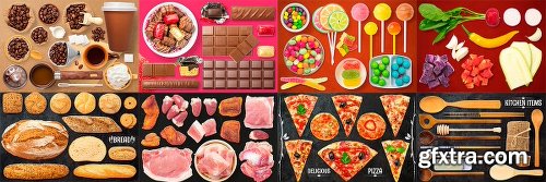 1000+ Isolated Food Items + Premade Scenes