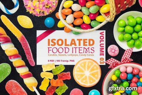 1000+ Isolated Food Items + Premade Scenes