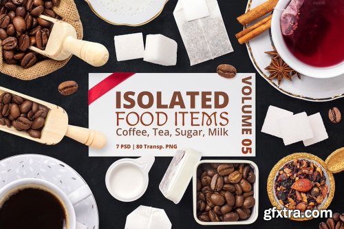 1000+ Isolated Food Items + Premade Scenes