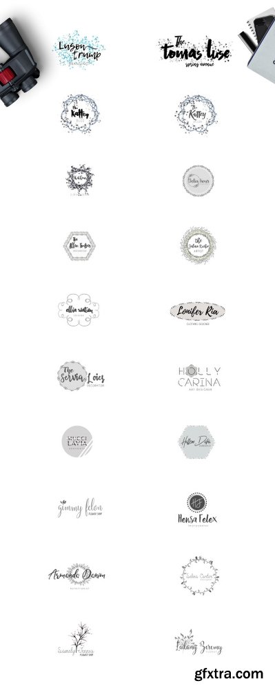 CreativeMarket 1400 Logos Mega Bundle Pack 1312306