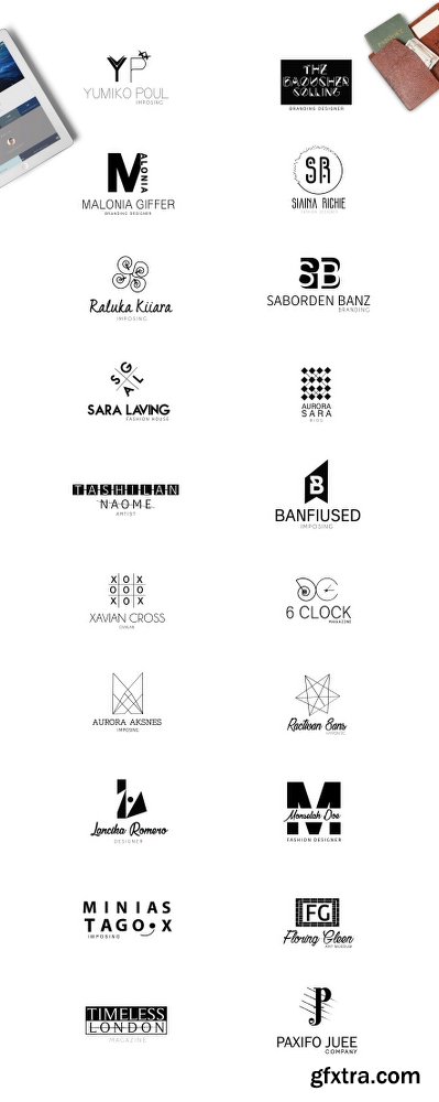 CreativeMarket 1400 Logos Mega Bundle Pack 1312306